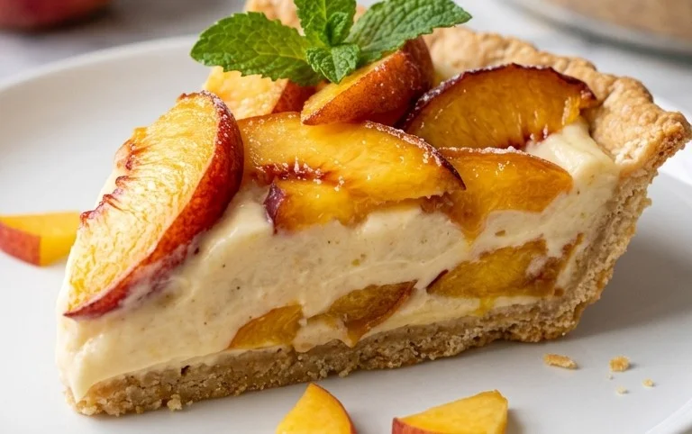 Peaches and Cream Pie