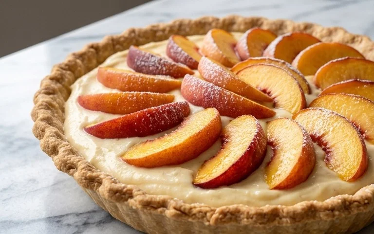 Peaches and Cream Pie