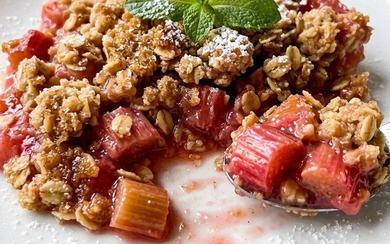 Easy Rhubarb Crisp