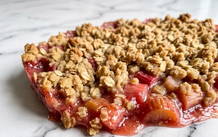 Easy Rhubarb Crisp