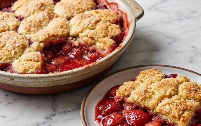 Strawberry Cobbler