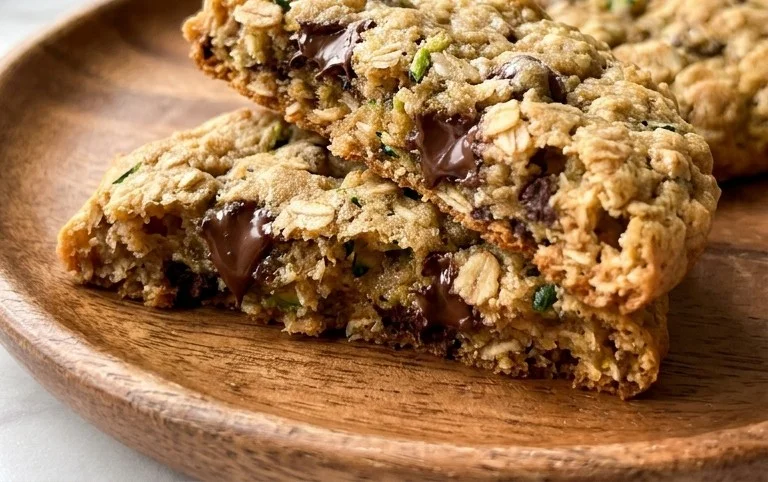 Healthy Zucchini Oatmeal Cookies