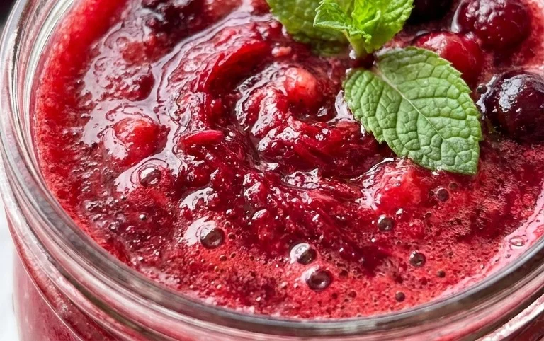 Watermelon Cherry Berry Beet Juice