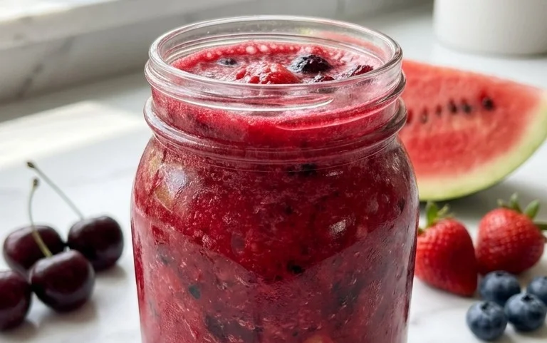 Watermelon Cherry Berry Beet Juice