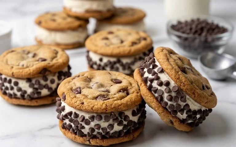 Cookie Ice Cream Sandwiches (Like a Chipwich!)