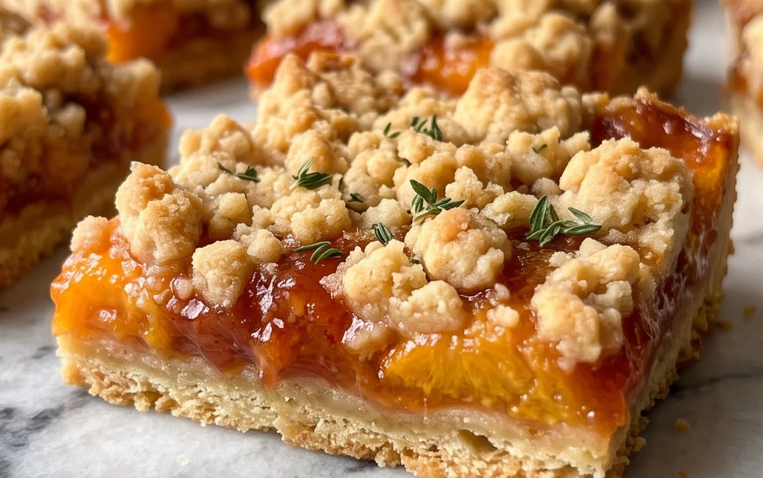 Fresh Peach Crum extractb Bars