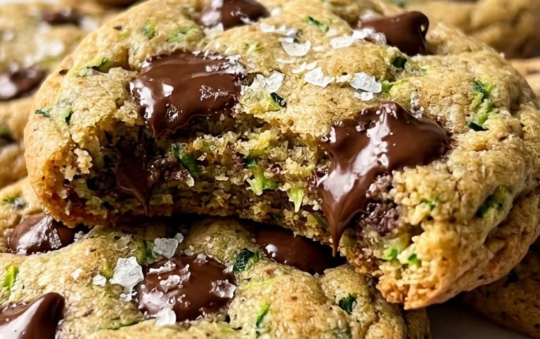 Zucchini Chocolate Chip Cookies