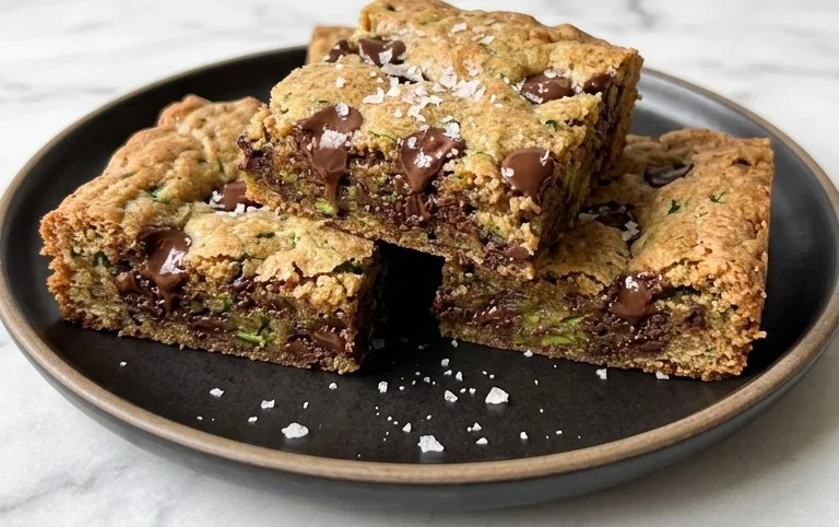Chocolate Chip Zucchini Cookie Bars