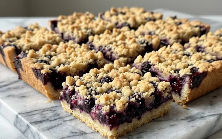 Easy Blueberry Pie Bars