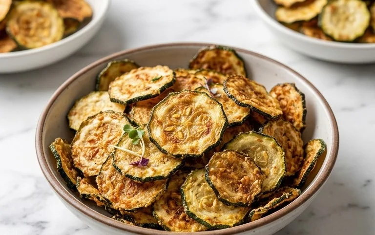 Crispy Baked Zucchini Chips