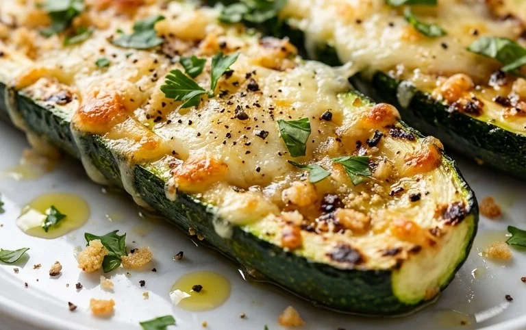 Grilled Zucchini with Parmesan