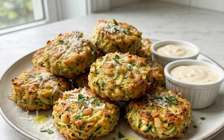 Zucchini Garlic Bites