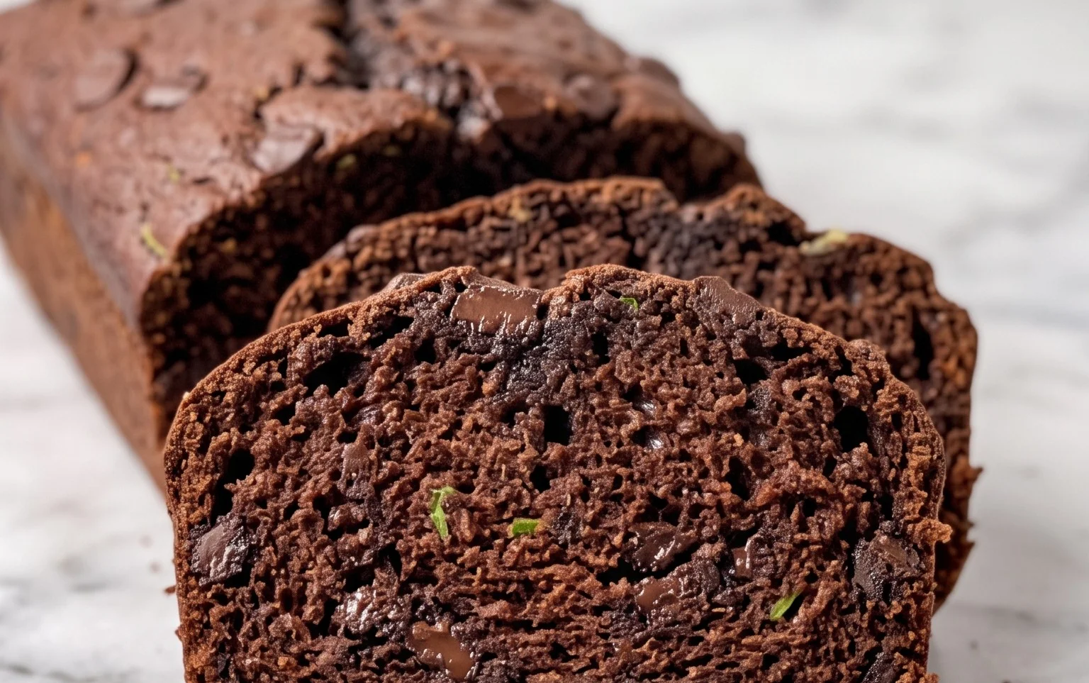 Double Dark Chocolate Zucchini Bread