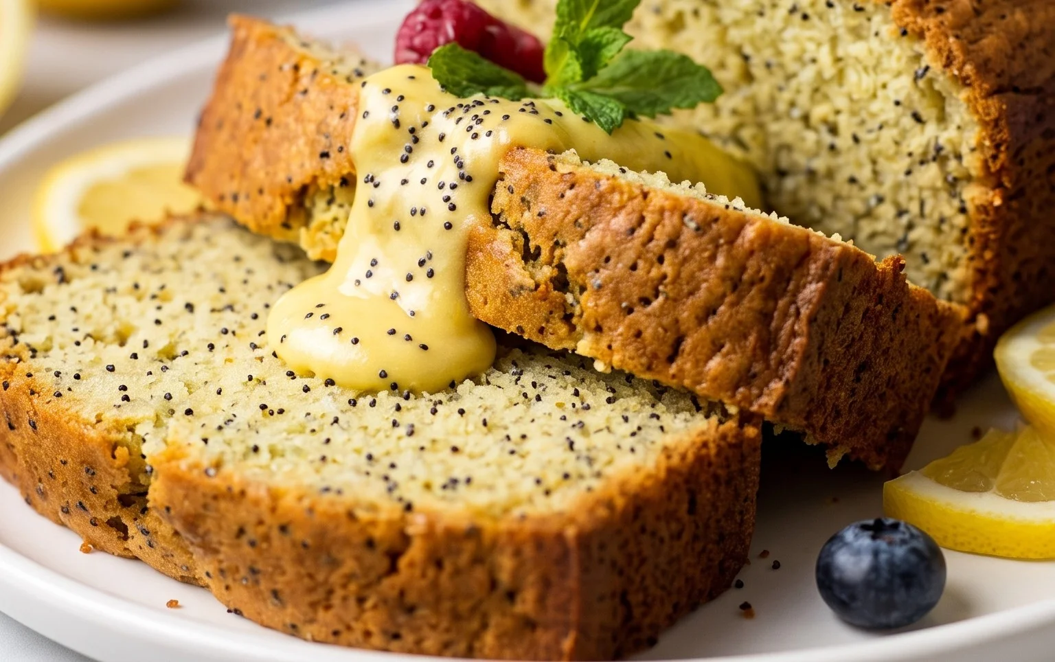 Easy Lemon Poppy Seed Zucchini Bread